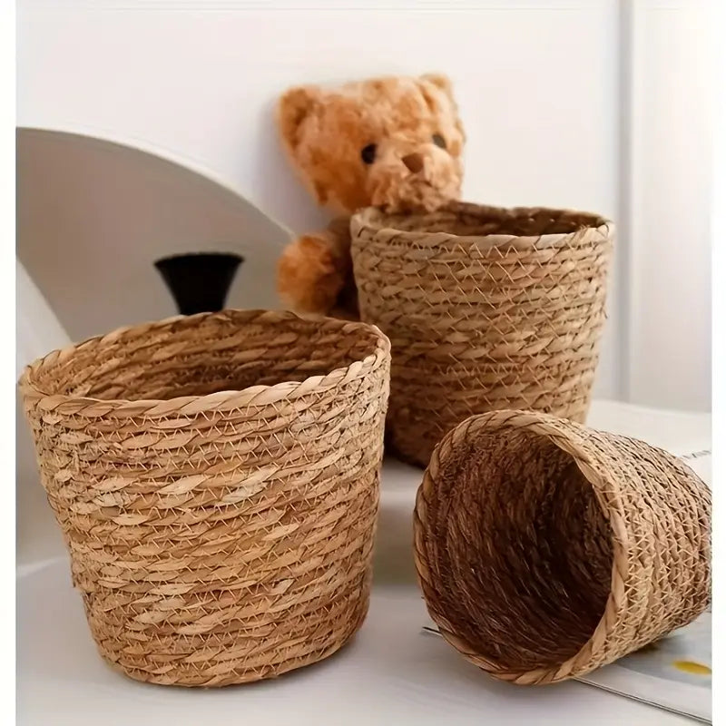Set x 3 Cestas Tejidas